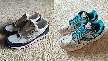 Sneaker 篇二百零二：New Balance991与Saucony Azura 2000分享