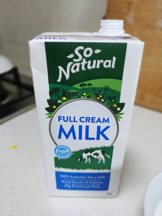 澳伯顿全脂牛奶