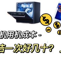 洗碗机的使用成本了解吗？清洁一次几十块？
