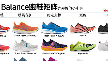 New Balance跑鞋矩阵更新