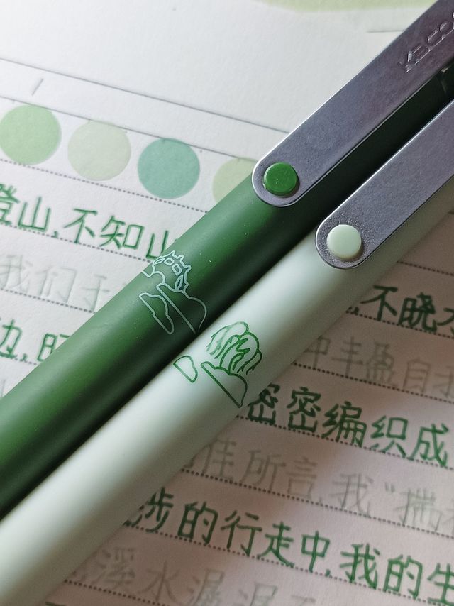 好爱这个颜色啊 🍀瞬间感觉写字高级了