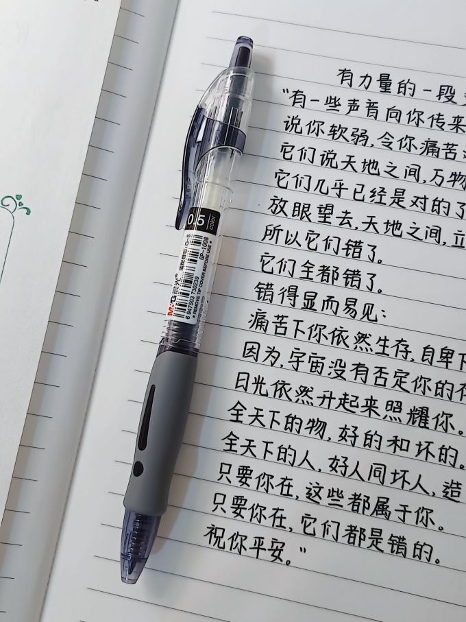 晨光中性笔