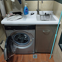 改造洗衣柜安装洗烘套装