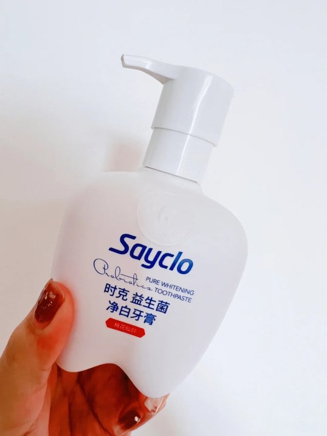有桃花味道的牙膏