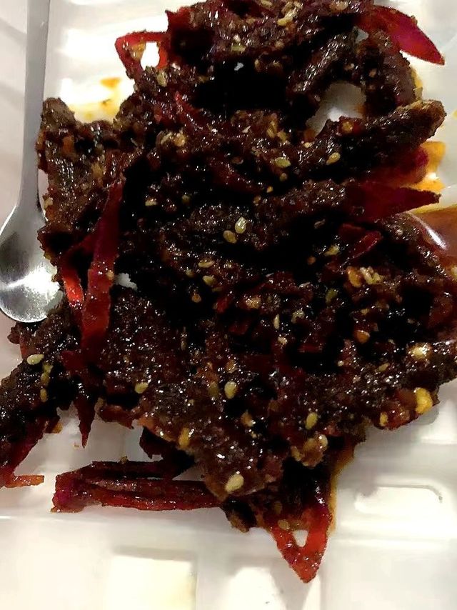 冷吃牛肉我的下饭神器