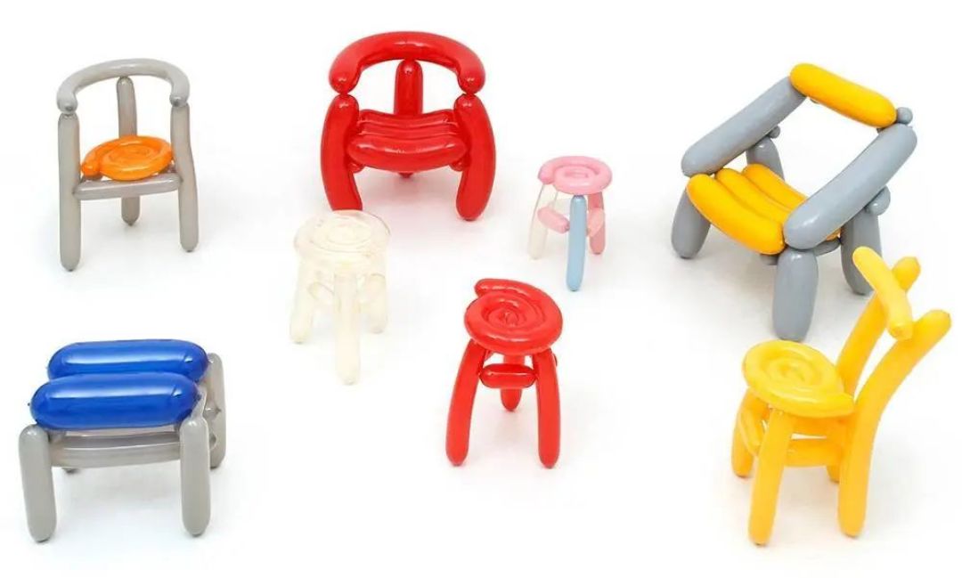 Seung Jin Yang 的 Blowing Chairs 系列. 图片来自：Dezeen