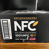 农夫山泉100%NFC橙汁