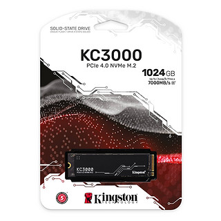 金士顿KC3000 1T PCIe 4.0 SSD