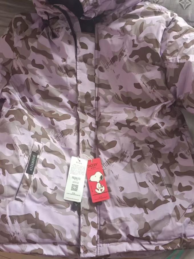 史努比男士羽绒服