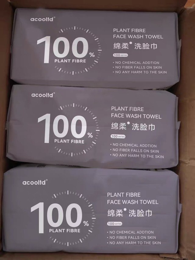 一次性抽取式洗脸巾干净又卫生