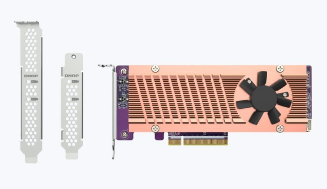 为NAS/工作站:QNAP威联通发布 QM2 PCIe 系列扩展卡,支持双路M.2 SSD