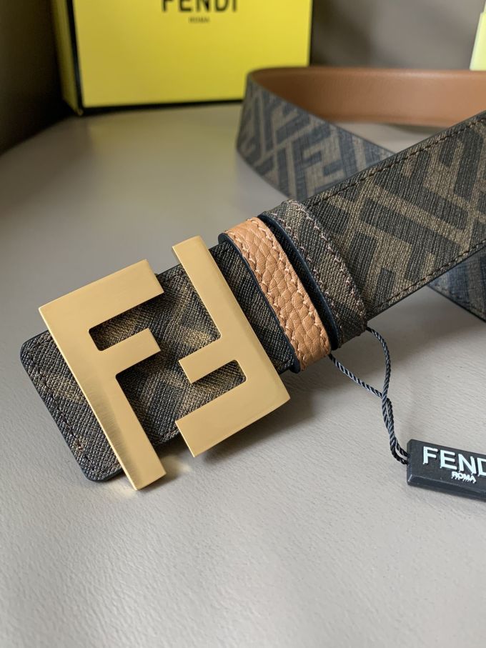 芬迪〖fendi〗新款 男士两面穿皮带 带身采