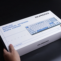 杜伽K620w白光版机械键盘上手测评
