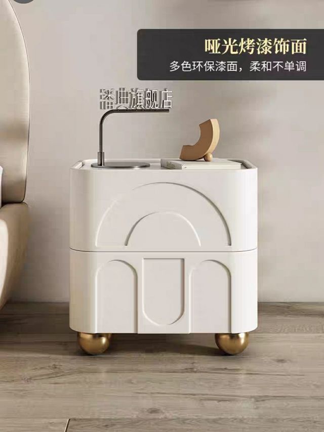 床头柜替代品2022新款设计感收纳盒网红ins