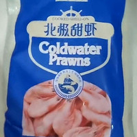 仁豪水产 熟冻北极甜虾 冰虾净重500g 