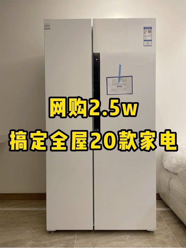 网购2.5拿下全无20款家电
