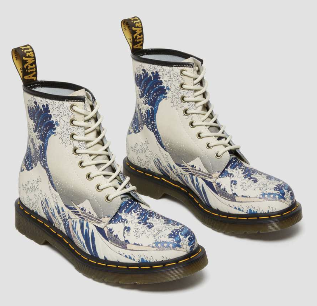 浪起来！Dr.Martens x 大都会博物馆·浮世绘 飒酷马丁靴迎来江户川时代