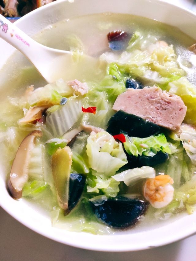 冬天一定要吃的上汤白菜