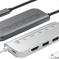联想小新五合一扩展坞 D1 发售：3 USB + HDMI 接口，100W PD 输入