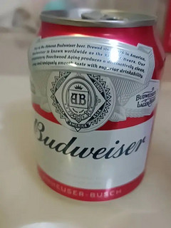 百威（Budweiser）淡色拉格啤酒 330ml*24听