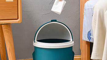 网红垃圾桶家用轻奢带盖可爱少女卧室小号卫生间客厅创意圾圾纸篓
