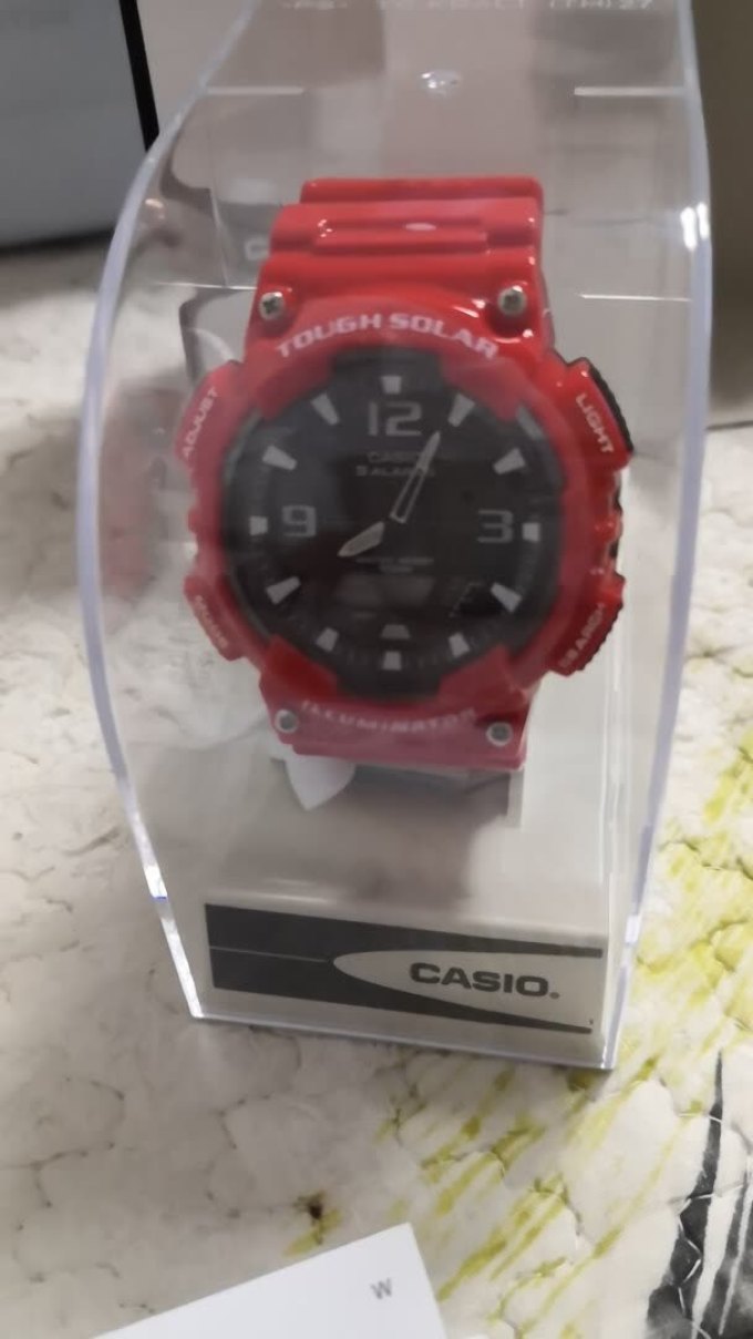 casio 卡西欧 analogue指针 standard-man系列 男士太阳能腕表 aq-s