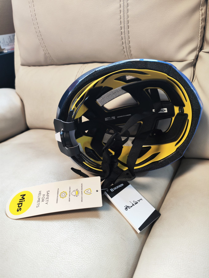 迪卡侬公路自行车500mips骑行头盔安全帽