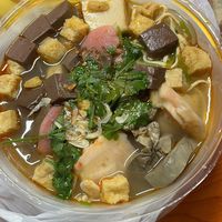 老板说这是南京鸭血粉丝，第一次见