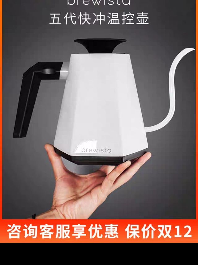 Brewista五代快冲温控壶b壶不锈钢手冲壶恒