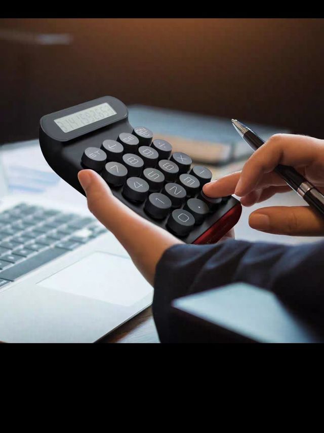 LOCOCK乐可可机械轴按键计算器电池款办公便