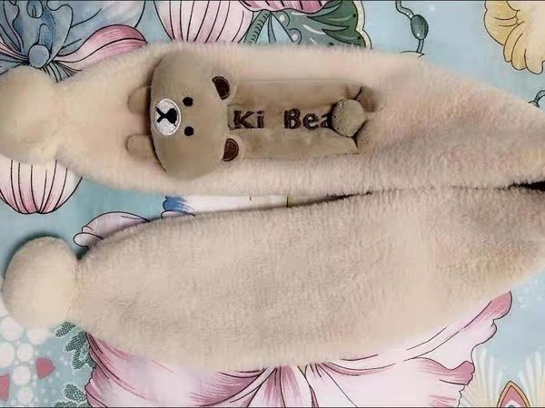 儿童围巾毛绒加厚