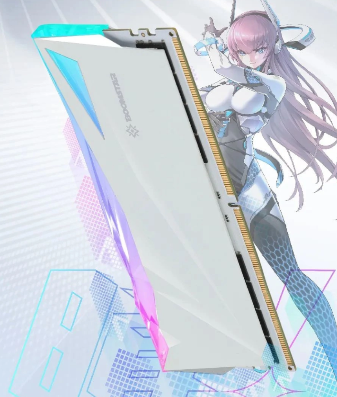 影驰发布“星曜” DDR5 内存,最高6200MHz、雪装+钻切设计