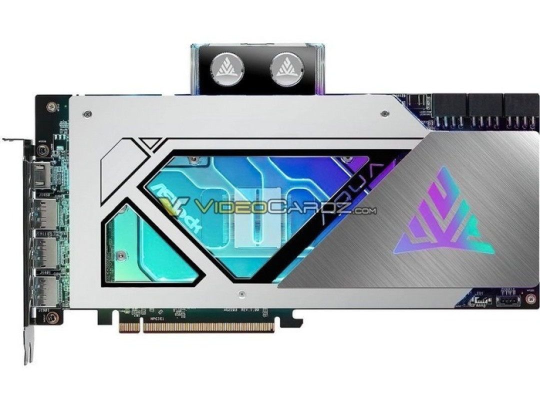 华擎发布 Radeon RX 7900 XTX AQUA 水冷非公版显卡
