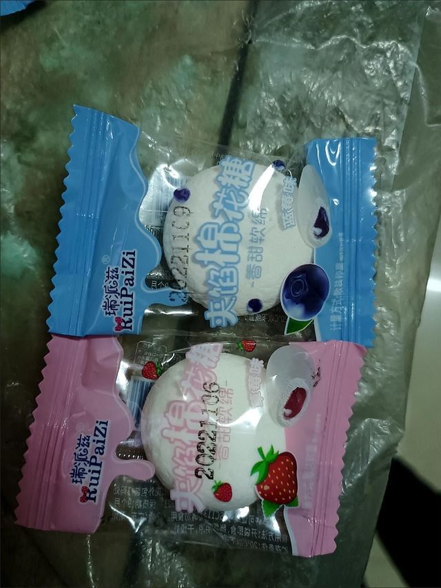 果味流心的棉花糖