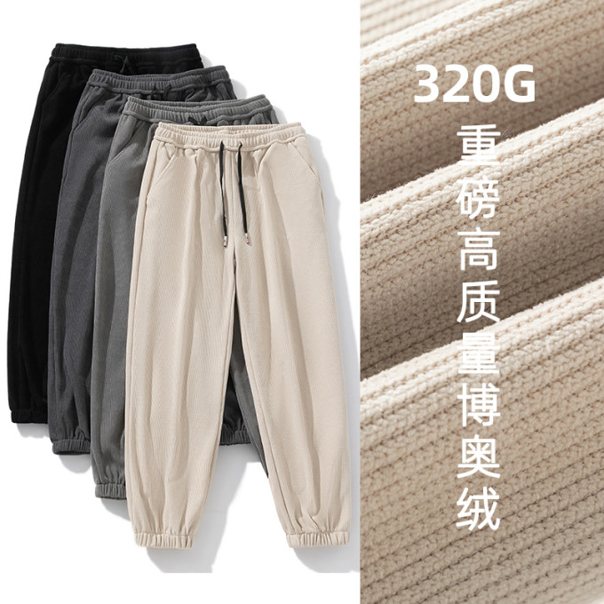 月伊纺男士休闲裤
