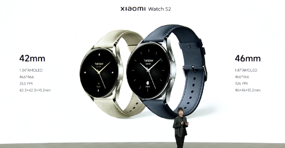 小米 Wacth S2 手表发布，检测身体成分、100+运动模式、支持血氧