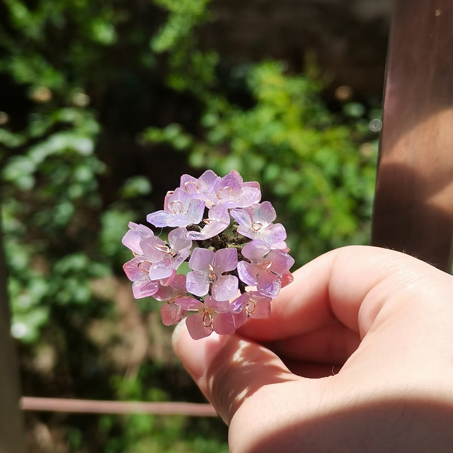 送你一朵小绣球花！