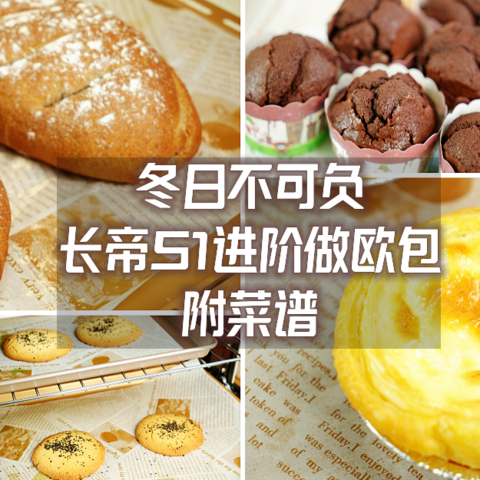 冬日不可负——进阶长帝S1做欧包（附多食谱）