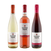 美国进口葡萄酒舒特家族（SUTTERHOME）系列红酒舒特三支装组合