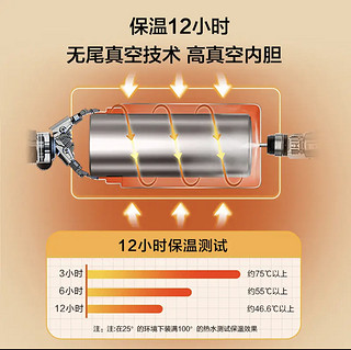 京东京造  保温饭盒304不锈钢大容量超长保