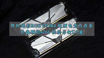 沈老师的电脑折腾之路 篇一百三十三：朗科绝影RGB DDR4长鑫颗粒4266超频电竞内存条 轻松吊打D5渣