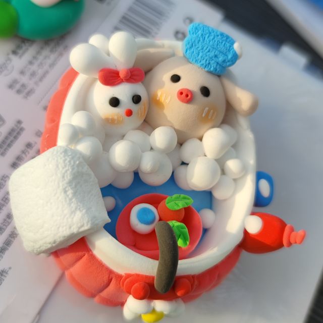 当当当当~可可爱爱的黏土摆件来喽