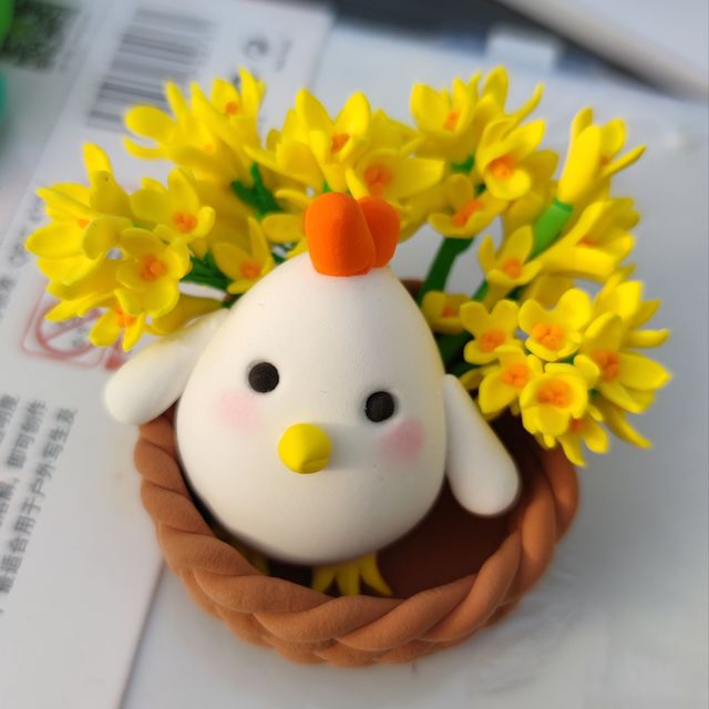小鸡🐥桂花黏土摆件来啦~