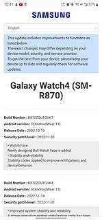 galaxy watch 4 重要更新