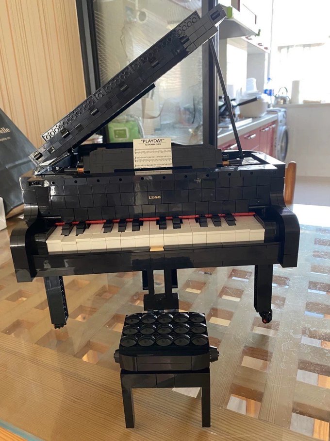 乐高拼插积木怎么样 乐高21323钢琴_什么值得买