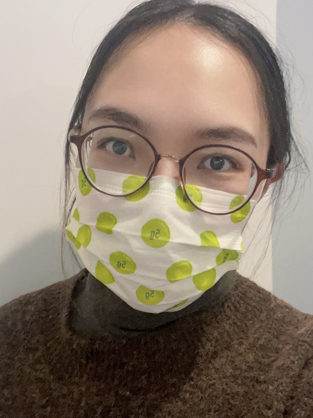 蚂蚁森林送的口罩这个花色我能戴出门吗？
