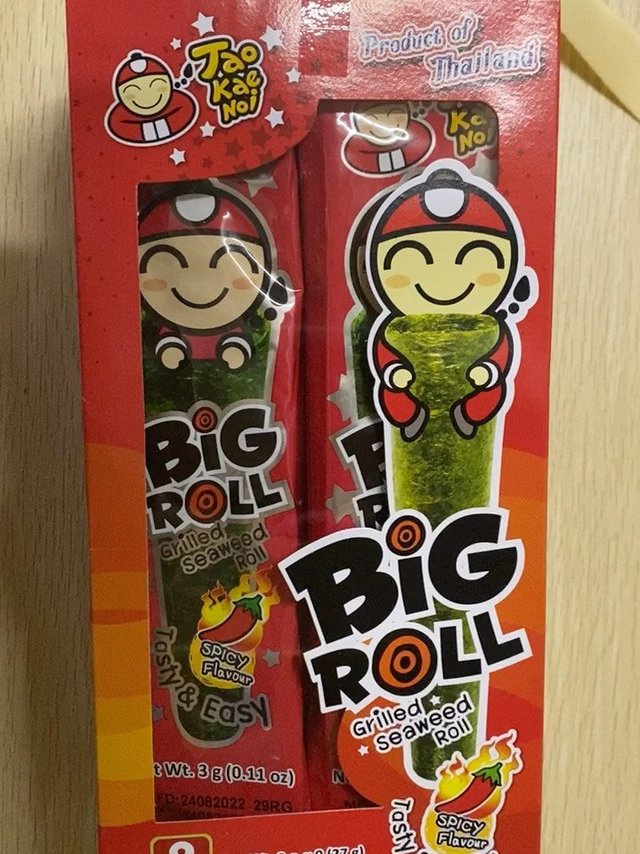 辛辣味的小老板海苔是我的最爱