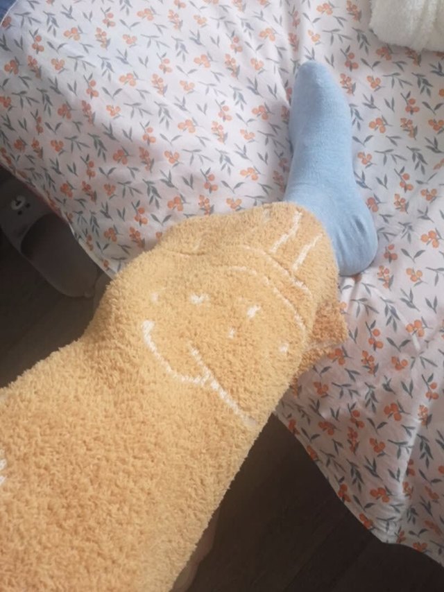 在家当家居服穿很暖和有一些掉毛