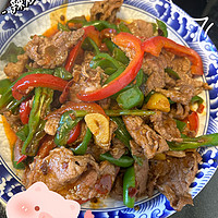 红青辣椒炒里脊肉片=青椒肉片