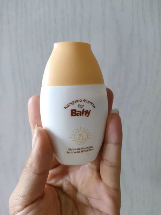 我家小宝一直在用的袋鼠比比防晒霜